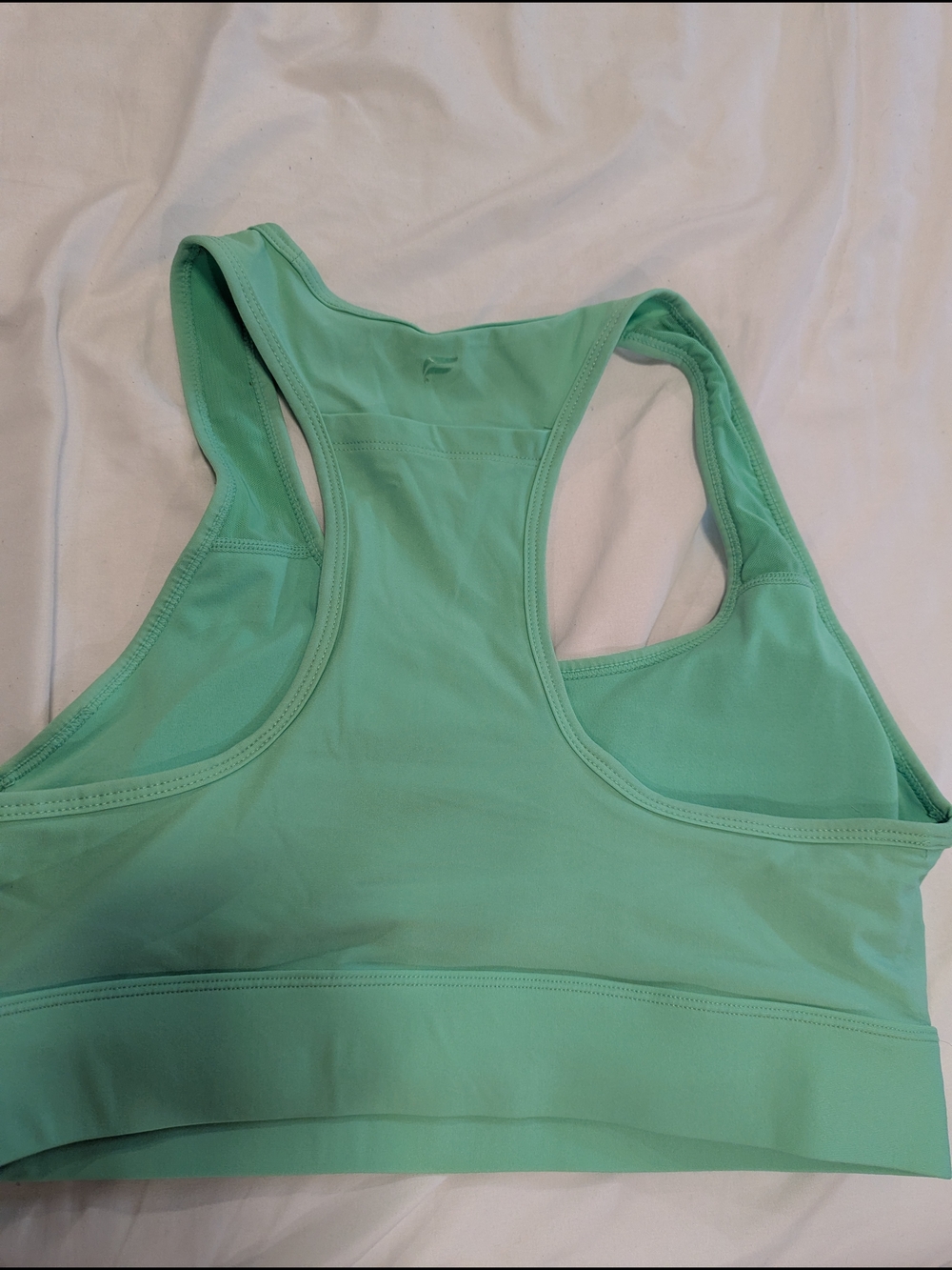 Fabletics Mint Green Racerback Sports Bra - Picture 4 of 6